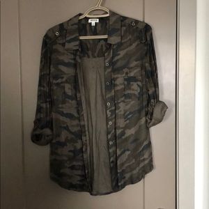 Camo Button up